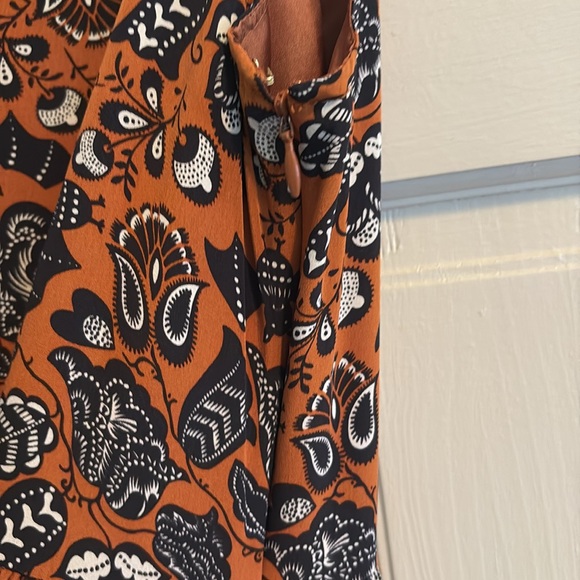 Rare Halloween 100% Silk Marc by Marc Jacobs Dress with Bat/Autumn Print - Picture 8 of 10